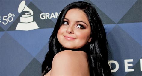 ariel winter nide|Ariel Winter Shares Topless Behind